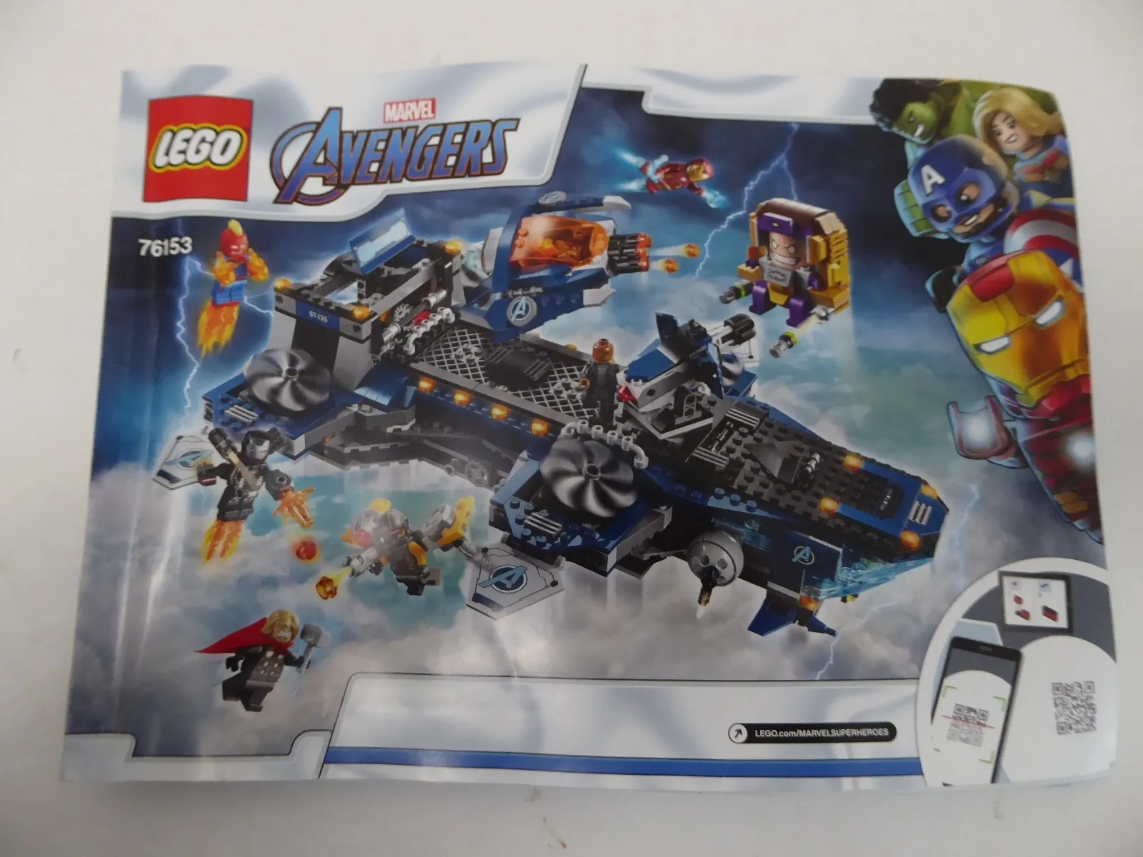 Lego Avengers Helicarrier 76153 - Instruction Manual ONLY