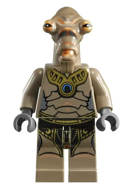 Lego Geonosian 75023 7959 Dark Tan Star Wars Minifigure no WINGS New D46