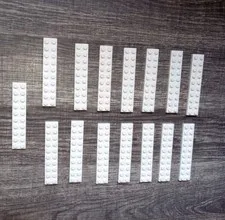 15 pieces White Genuine Lego 2 x 10 Plates Part 3832 WYSIWYG IRL u get 15 plates