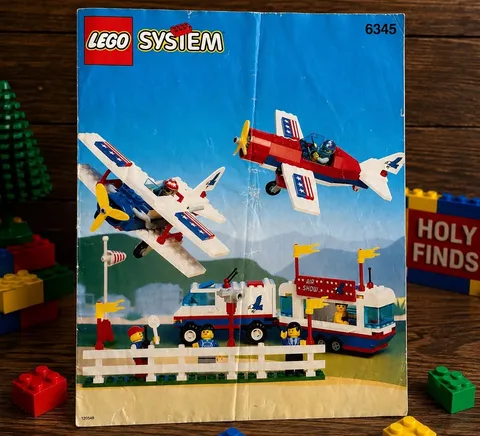 Vintage LEGO System 6345 Aerial Acrobats Instruction Manual Only Air Show