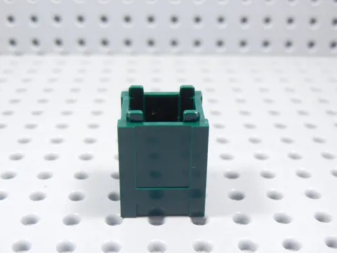LEGO Dark Green 2x2x2 Container Crate Accessory Minifig AC