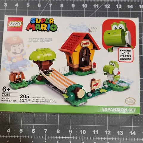 LEGO Super Mario Mario's House & Yoshi 71367, 205pcs w/Yoshi Complete Set NEW