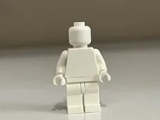 Lego Blank White Minifigure Custom Printed