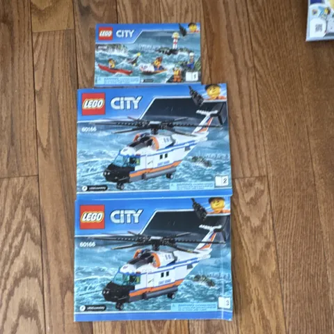 LEGO CITY Set 60166 Illustrated Instruction Manual Booklet Format Booklets (1-3)