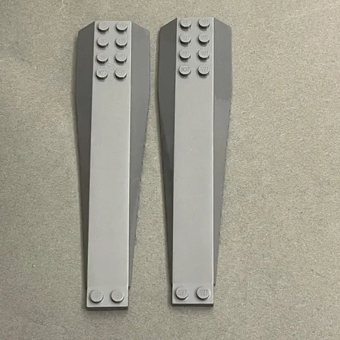 Lego 45301 Wedge Dark Gray Replacement Parts Pieces Lot of 2