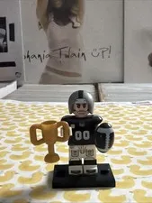 OAKLAND LAS VEGAS RAIDERS NFL FOOTBALL PLAYER TROPHY LEGO MINIFIG howie long