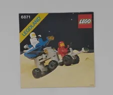 1984 LEGO Star Patrol Launcher 6871 Legoland Space- ORIGINAL INSTRUCTIONS ONLY