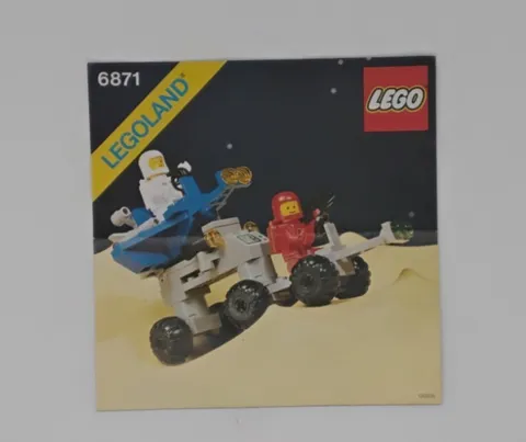 1984 LEGO Star Patrol Launcher 6871 Legoland Space- ORIGINAL INSTRUCTIONS ONLY