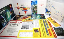 Huge Lot Vintage Lego Builder's Club Mania Birthday Kit Catalogs 1990s Magazines