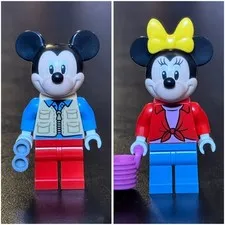LEGO Disney Mickey + Minnie Camping Trip Minifigures - dis072 dis073 - NEW