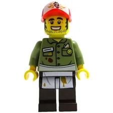 Lego Kebab Bob 70812 The LEGO Movie Minifigure New