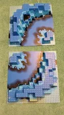 Vintage LEGO Raised Baseplates Lot of 4: 32x32 - 2552px2 - 6092px1 - (2) 6024px1