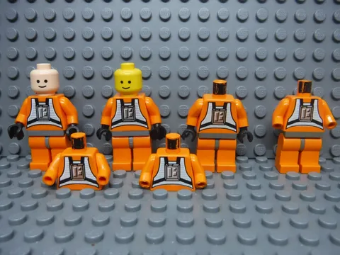 LEGO Star Wars Minifigure Lot Dak Ralter sw0012 Biggs Darklighter Sw0009 Pilots