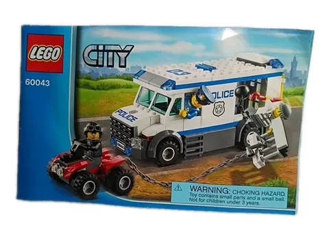 Lego City Prisoner Transport 60043 Building Instructions *BOOKLET / MANUAL ONLY*