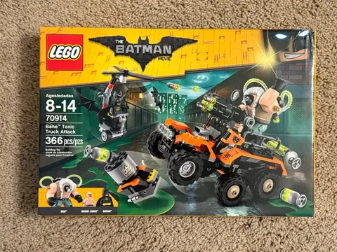 Lego 70914 Bane Toxic Truck Attack Batman Super Heroes Retired New NISB Big Fig