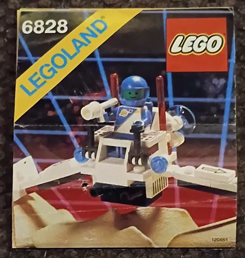 Lego 6828 Legoland Futuron Twin-Winged Spoiler INSTRUCTIONS ONLY Space