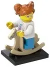 LEGO® Minifigure col24-11 Rockin' Horse Rider Series 24 Complete set w/Stand