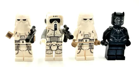 LEGO Star Wars Black Panther Minifigure Mixed Lot Snowtrooper Scout Trooper