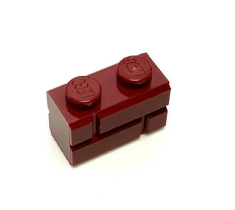 LEGO 1x2 Masonry Brick Dark Red x20 - part 98283