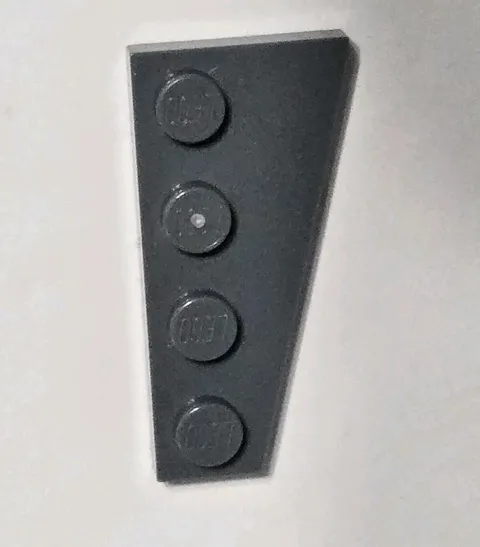 LEGO Parts - Dark Bluish Gray Wedge, Plate 4 x 2 Left - No 41770