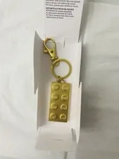 LEGO Gold Chrome Lego 2x4 Brick Keychain Keyring FIFA 2026 Exclusive