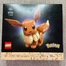 LEGO Pokemon Eevee Building Set 72151 Adult Collectible 587 Pieces New Sealed