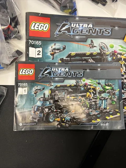LEGO 70165 Ultra Agents Mission HQ 98% Complete w/Manuals Retired