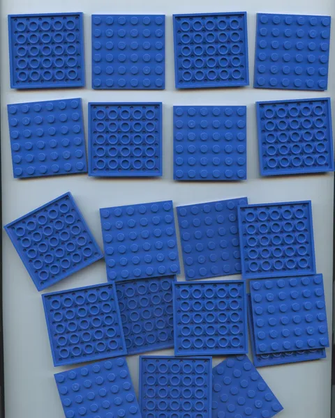 LEGO x 20 Blue Plate 6 x 6 3958