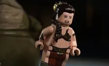 LEGO Star Wars Slave Leia Custom Minifigure By Jaka Rare