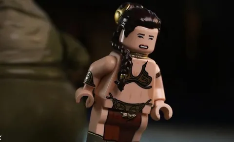 LEGO Star Wars Slave Leia Custom Minifigure By Jaka Rare
