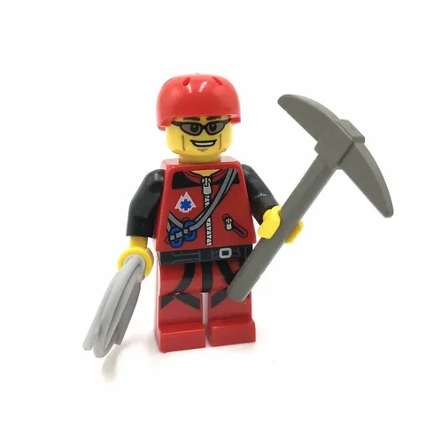 LEGO Mountain Climber CMF 71002 Series 11 minifigure rock