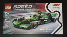 LEGO SPEED CHAMPIONS: Kick Sauber F1 Team C44 Race Car (77247) NISB