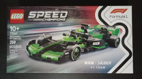 LEGO SPEED CHAMPIONS: Kick Sauber F1 Team C44 Race Car (77247) NISB