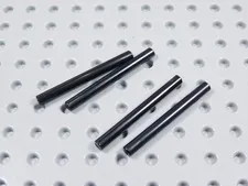 LEGO Lot of 4 Black 4L Wands Lightsaber Blades Weapon Minifig BJ