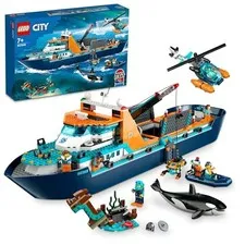 LEGO City Arctic Exploration Ship Birthday Present 60368 Toy Block Present Adven