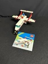 1988 LEGO 6356 City Med-Star Rescue Plane Town Hospital