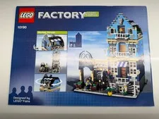 LEGO Factory 10190 Modular Buildings Market Street Instruction Manual ONLY RARE