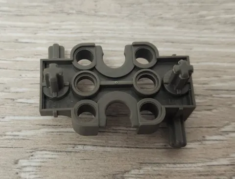 Lego 32167 Old Dark Gray Technic Rectangular Gearbox Half Replacement Part Piece
