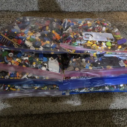 Lego Miscellaneous Minifigure Lot - 16 Pounds - Torsos Legs Heads Etc 