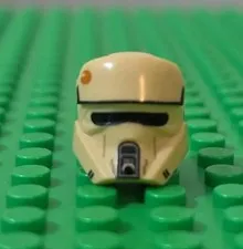 LEGO Star Wars Scarif Stormtrooper Shoretrooper Minifigure Helmet ONLY 27090pb02