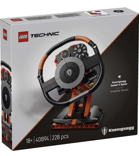 LEGO Technic 40894 Koenigsegg Steering Wheel BRAND NEW SEALED — CONFIRMED ORDER