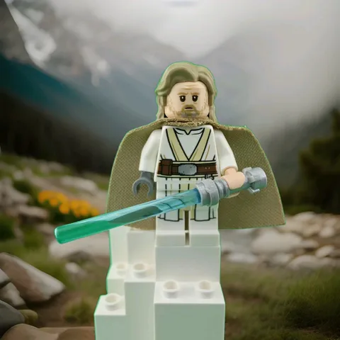 LEGO Star Wars Genuine Minifigure Old Luke Skywalker sw0887 set 75200 yr 2018