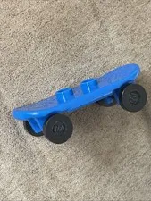 LEGO Part Blue Skateboard with Black Wheels