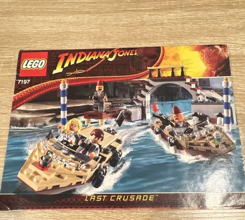 LEGO Indiana Jones Last Crusade 7197 Instruction Manual Booklet Illustrated 2008