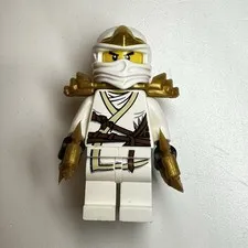 LEGO Ninjago Zane ZX Minifigure Armor White Ninja njo031 Rise Of The Snakes