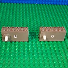 Lego Windup Motors. 2 Pieces. 1 Raised With Long Axel. 1 Standard. Work Great