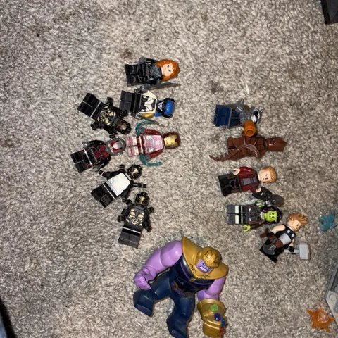 LEGO Marvel Avengers Minifigure Lot Thanos Iron Man Thor Groot Gamora + More