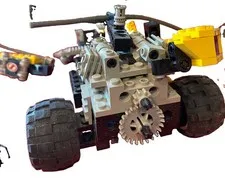 Vintage LEGO Technic Incomplete Vehicle Chassis Gears Differential Wheels Parts