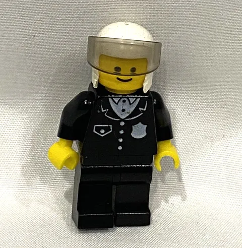 Lego City Police Officer with Helmet Minifigure