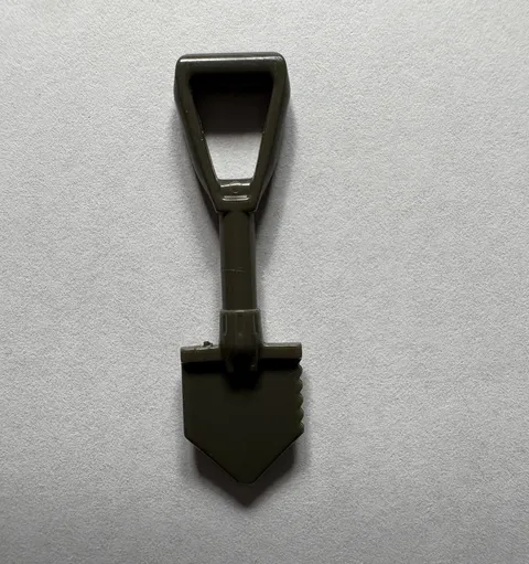 LEGO 3837 Dark Gray Shovel Spade Minifigure Tool Accessory 1980s 1990s VTG